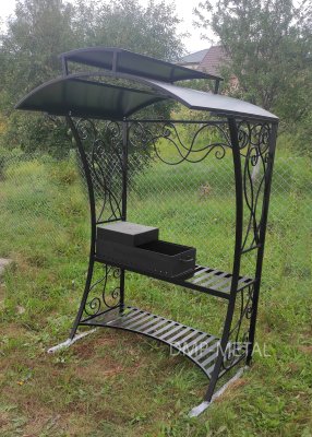 Мангал с крышкой №1