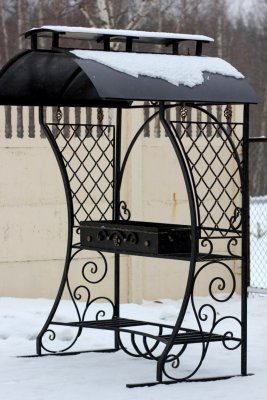 Мангал с крышкой №2